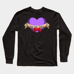 Fae faer faers pronoun heart Long Sleeve T-Shirt